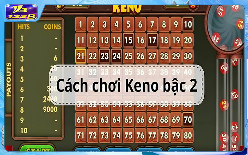 Cách chơi keno bậc 2 đơn giản chi tiết  